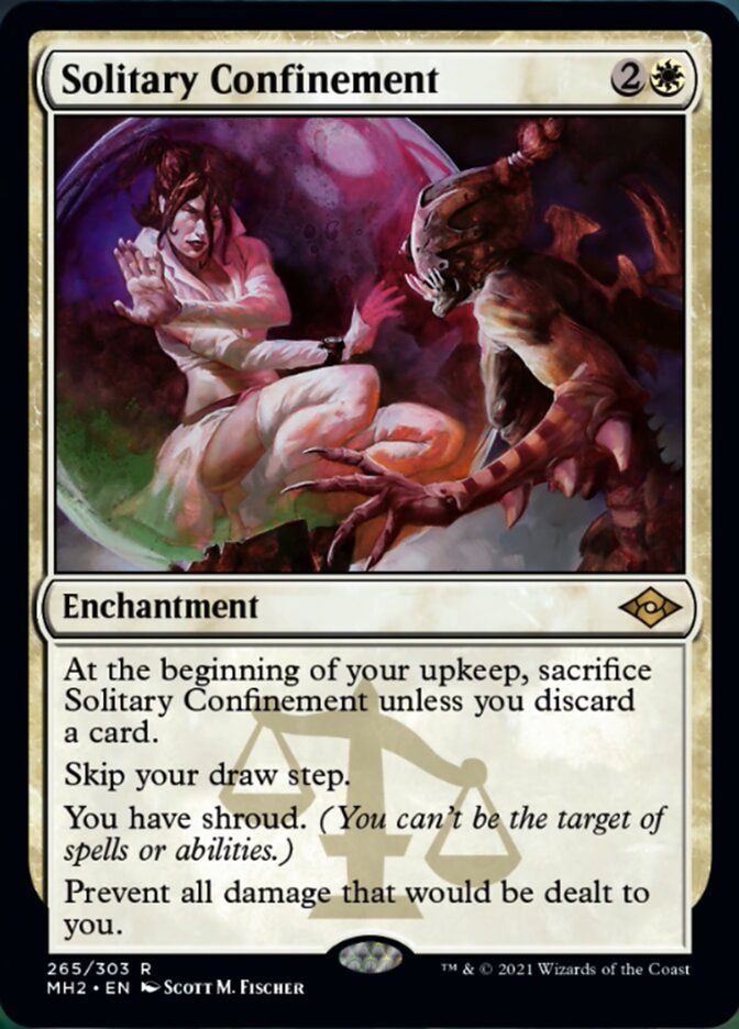 Solitary Confinement (Foil Etched) [Modern Horizons 2] | Kessel Run Games Inc. 