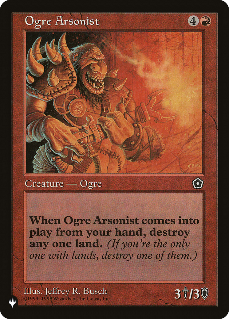 Ogre Arsonist [The List Reprints] | Kessel Run Games Inc. 