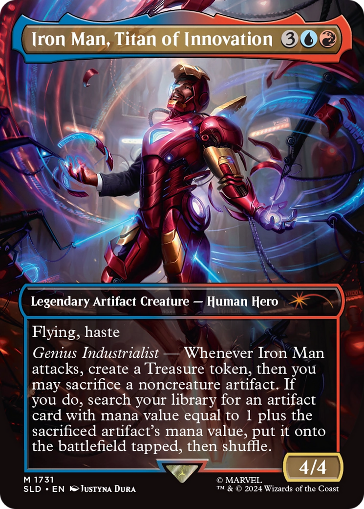 Iron Man, Titan of Innovation (Rainbow Foil) [Secret Lair Drop Series] | Kessel Run Games Inc. 