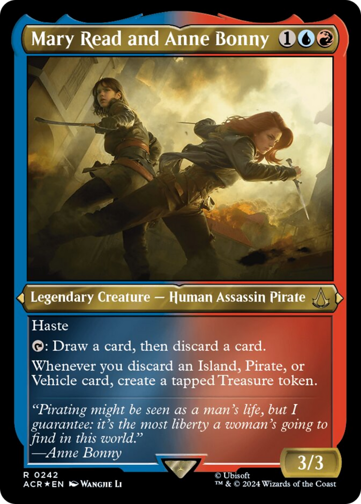 Mary Read and Anne Bonny (Foil Etched) [Assassin's Creed] | Kessel Run Games Inc. 