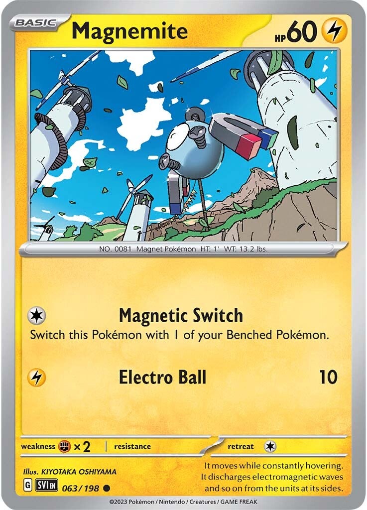 Magnemite (063/198) [Scarlet & Violet: Base Set] | Kessel Run Games Inc. 