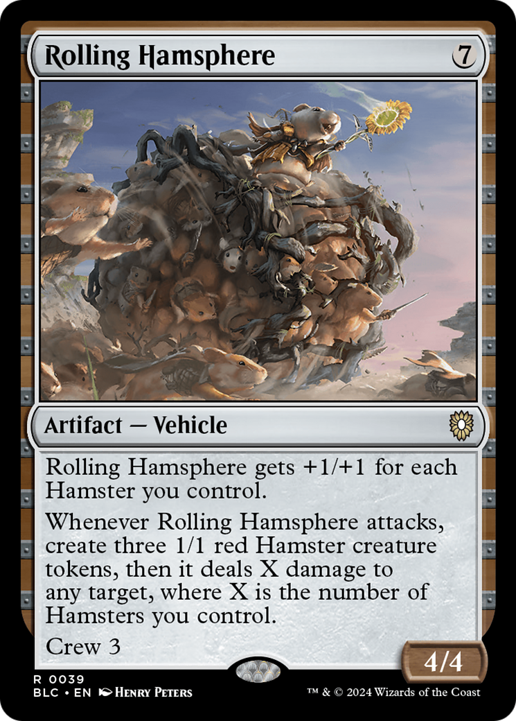 Rolling Hamsphere [Bloomburrow Commander] | Kessel Run Games Inc. 