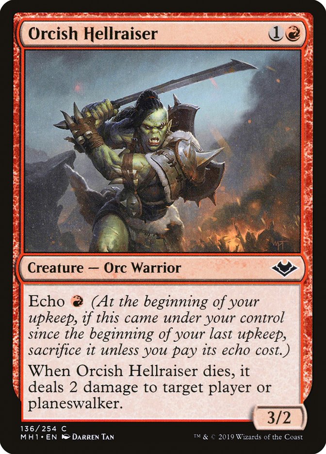 Orcish Hellraiser [Modern Horizons] | Kessel Run Games Inc. 