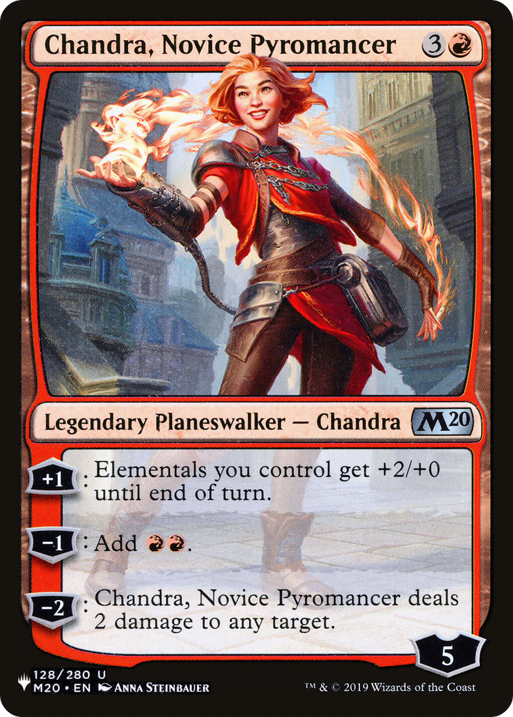 Chandra, Novice Pyromancer [The List Reprints] | Kessel Run Games Inc. 