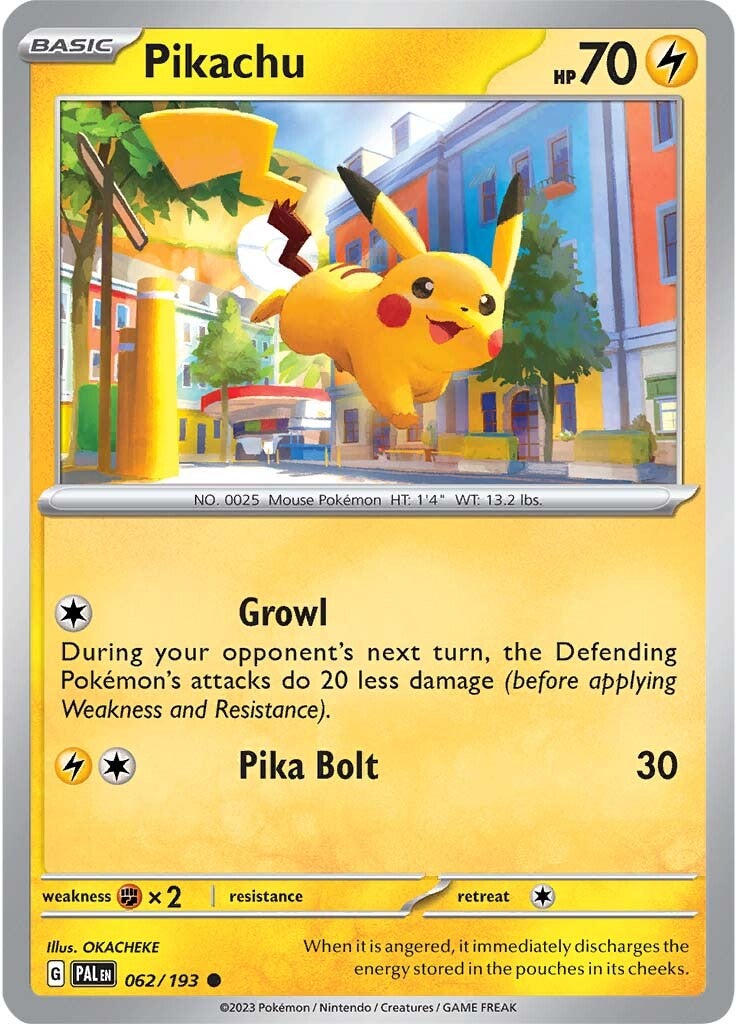 Pikachu (062/193) [Scarlet & Violet: Paldea Evolved] | Kessel Run Games Inc. 