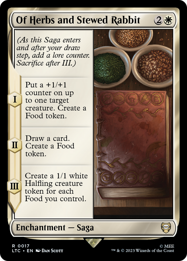 Of Herbs and Stewed Rabbit [The Lord of the Rings: Tales of Middle-Earth Commander] | Kessel Run Games Inc. 