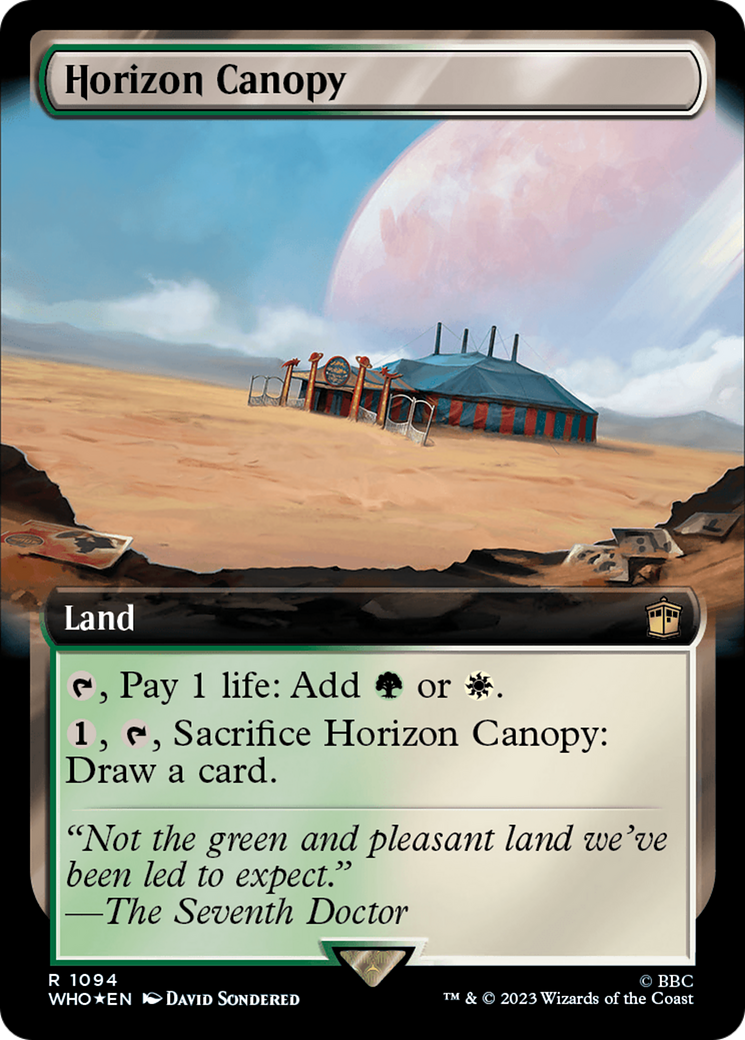 Horizon Canopy (Extended Art) (Surge Foil) [Doctor Who] | Kessel Run Games Inc. 