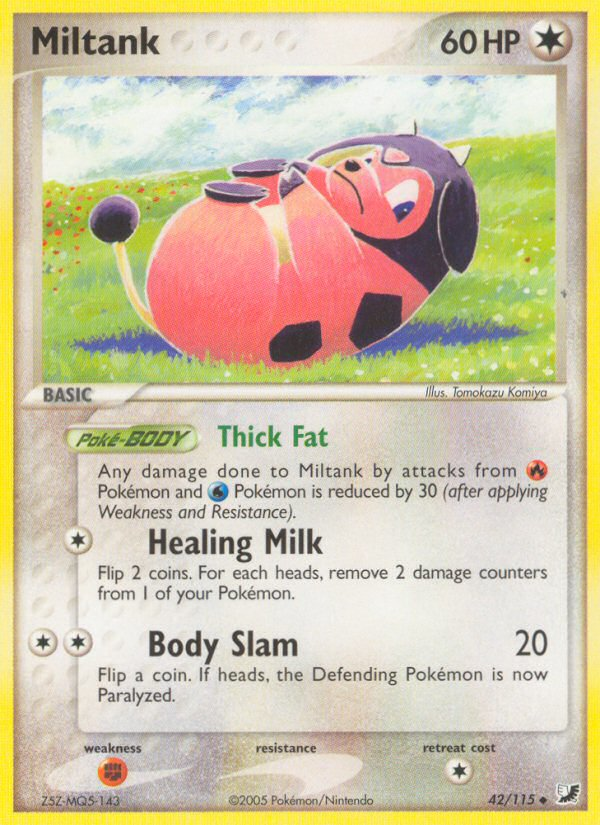 Miltank (42/115) [EX: Unseen Forces] | Kessel Run Games Inc. 