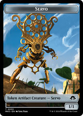 Illusion (Ripple Foil) // Servo Double-Sided Token [Modern Horizons 3 Commander Tokens] | Kessel Run Games Inc. 