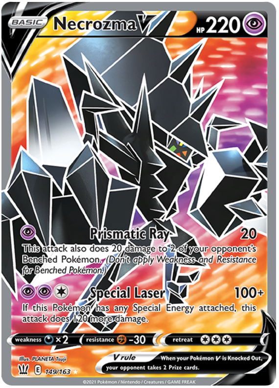 Necrozma V (149/163) [Sword & Shield: Battle Styles] | Kessel Run Games Inc. 