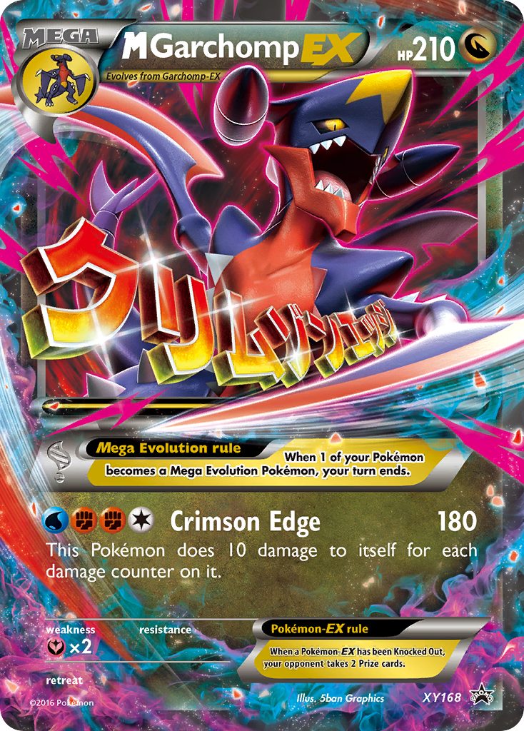 M Garchomp EX (XY168) [XY: Black Star Promos] | Kessel Run Games Inc. 