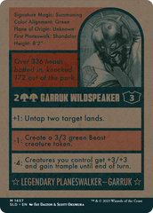 Garruk Wildspeaker [Secret Lair Drop Series] | Kessel Run Games Inc. 