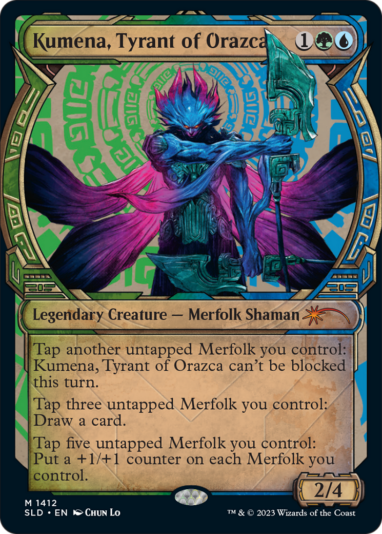 Kumena, Tyrant of Orazca (Rainbow Foil) [Secret Lair Drop Series] | Kessel Run Games Inc. 