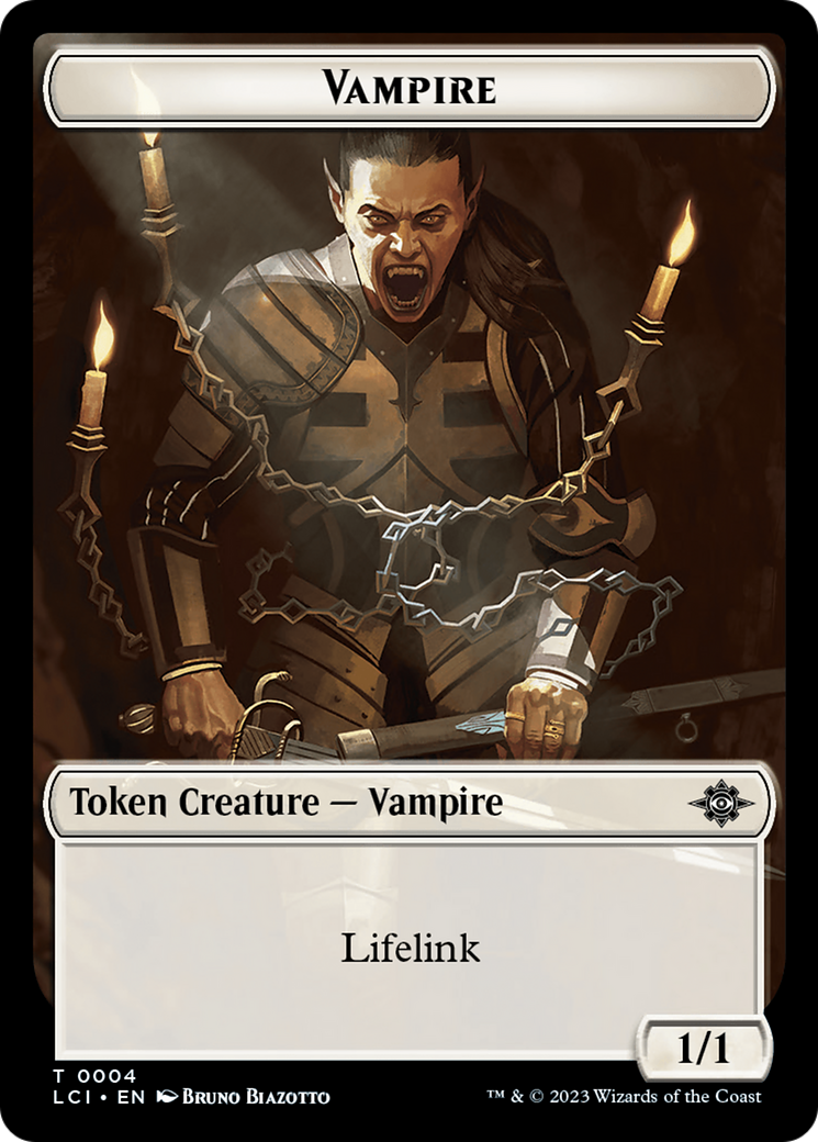 Vampire Token [The Lost Caverns of Ixalan Tokens] | Kessel Run Games Inc. 