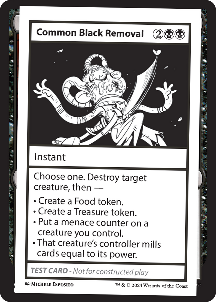 Common Black Removal [Mystery Booster 2 Playtest Cards] | Kessel Run Games Inc. 