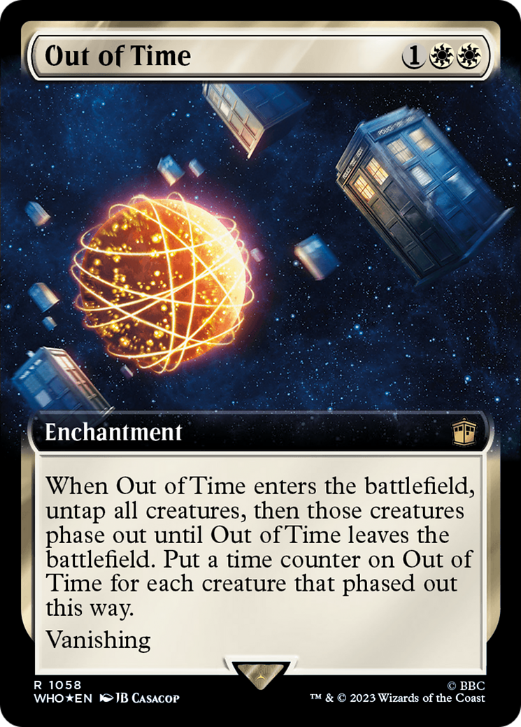 Out of Time (Extended Art) (Surge Foil) [Doctor Who] | Kessel Run Games Inc. 