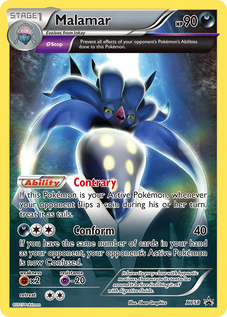 Malamar (XY58) [XY: Black Star Promos] | Kessel Run Games Inc. 