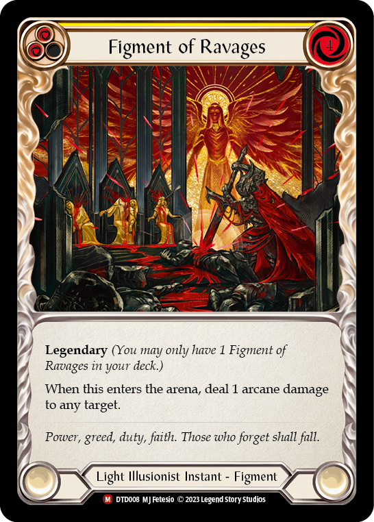 Figment of Ravages // Sekem, Archangel of Ravages [DTD008] (Dusk Till Dawn) | Kessel Run Games Inc. 