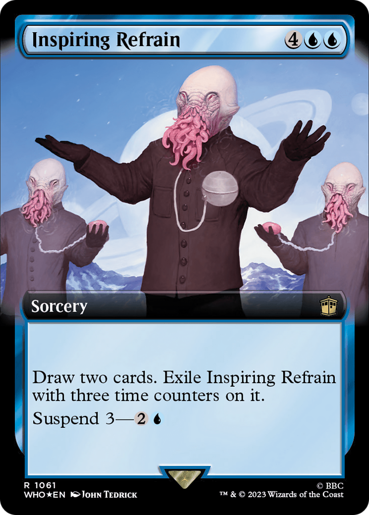 Inspiring Refrain (Extended Art) (Surge Foil) [Doctor Who] | Kessel Run Games Inc. 