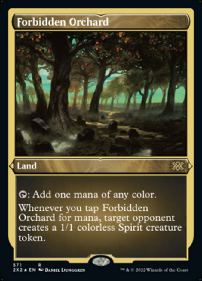 Forbidden Orchard (Foil Etched) [Double Masters 2022] | Kessel Run Games Inc. 