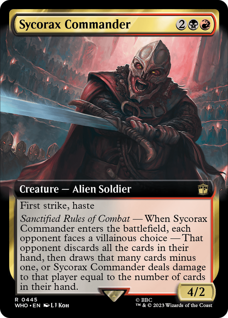 Sycorax Commander (Extended Art) [Doctor Who] | Kessel Run Games Inc. 