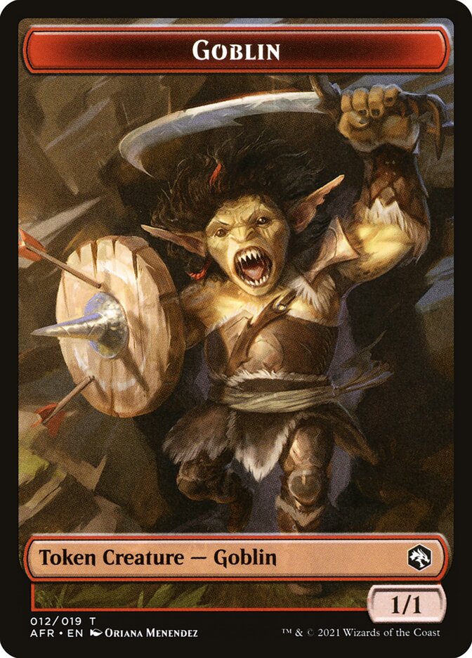 Lost Mine of Phandelver // Goblin Double-Sided Token [Dungeons & Dragons: Adventures in the Forgotten Realms Tokens] | Kessel Run Games Inc. 