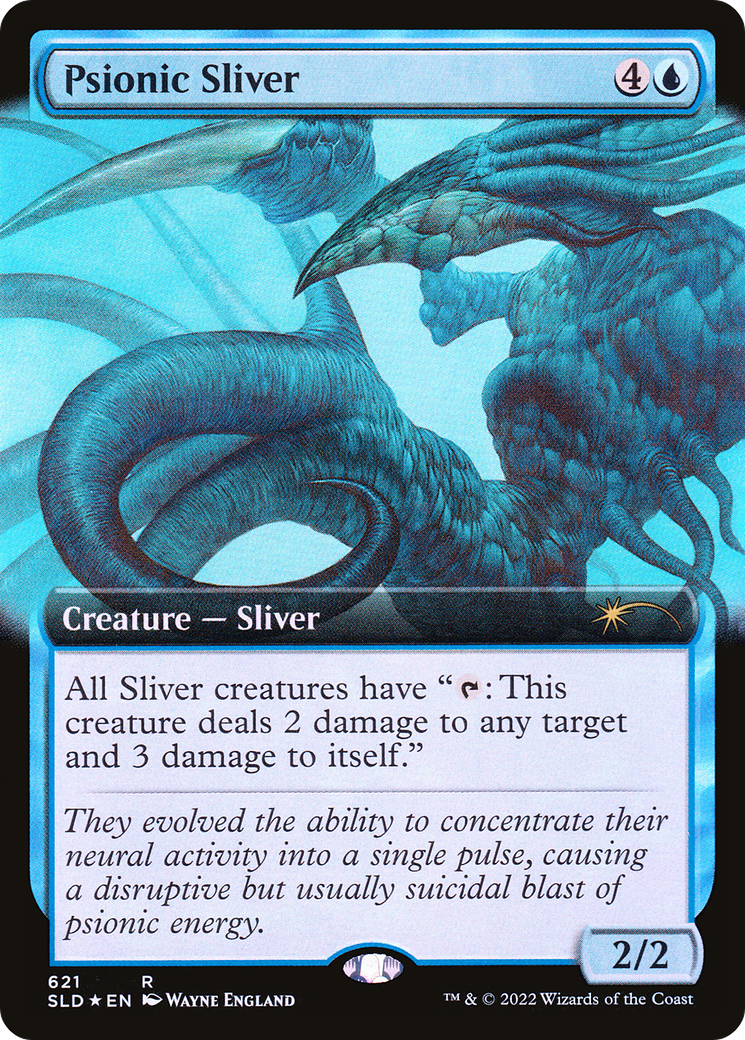 Psionic Sliver (Extended Art) [Secret Lair Drop Promos] | Kessel Run Games Inc. 