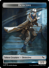 Detective // Spider Double-Sided Token [Murders at Karlov Manor Tokens] | Kessel Run Games Inc. 