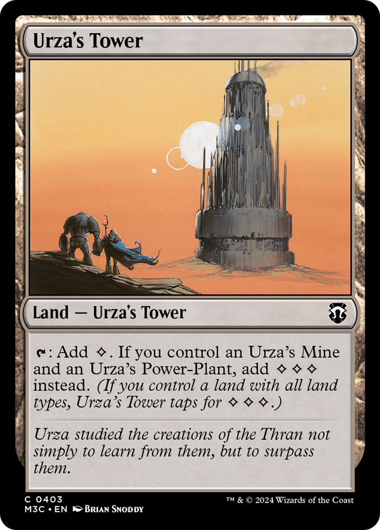 Urza's Tower (Ripple Foil) [Modern Horizons 3 Commander] | Kessel Run Games Inc. 