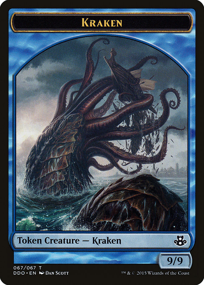 Kraken Token [Duel Decks: Elspeth vs. Kiora] | Kessel Run Games Inc. 