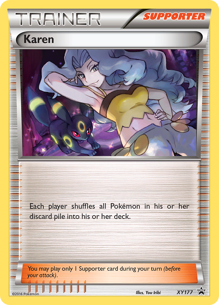 Karen (XY177) [XY: Black Star Promos] | Kessel Run Games Inc. 