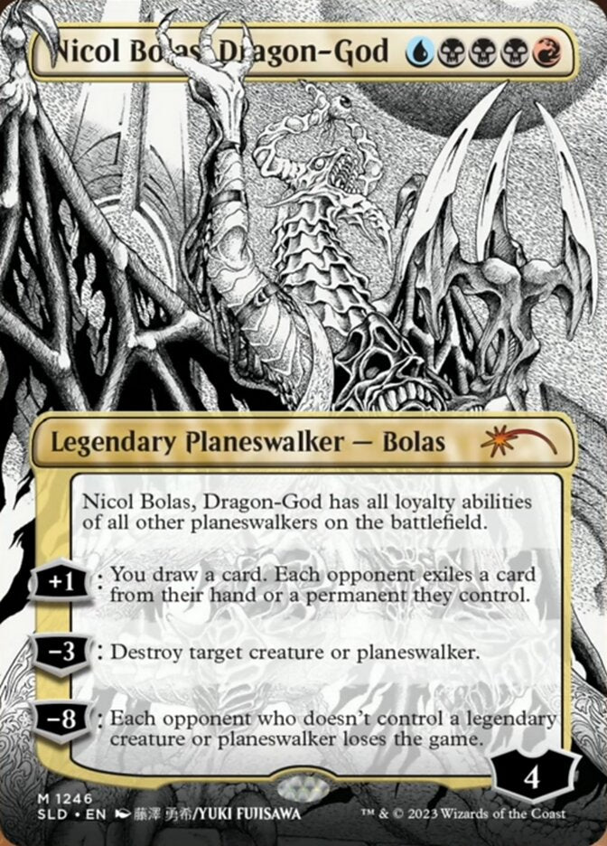 Nicol Bolas, Dragon-God (Borderless) [Secret Lair Drop Series] | Kessel Run Games Inc. 