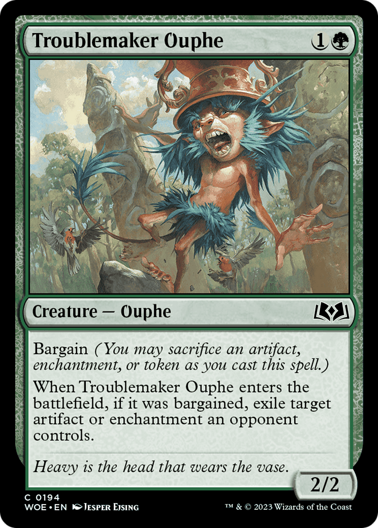 Troublemaker Ouphe [Wilds of Eldraine] | Kessel Run Games Inc. 