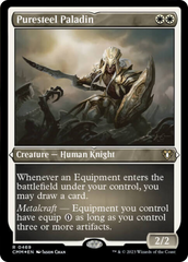 Puresteel Paladin (Foil Etched) [Commander Masters] | Kessel Run Games Inc. 