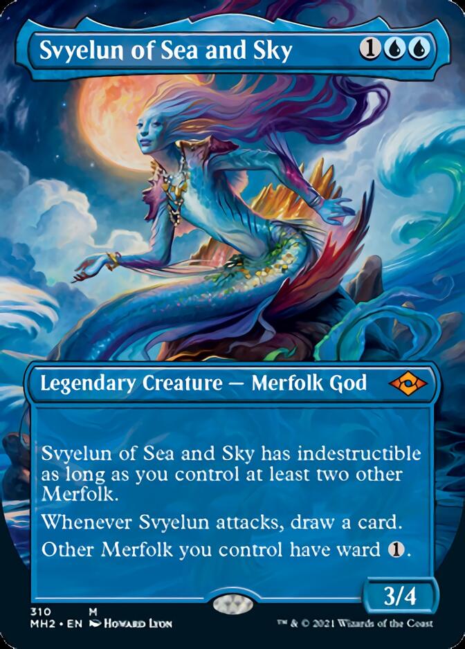 Svyelun of Sea and Sky (Borderless Alternate Art) [Modern Horizons 2] | Kessel Run Games Inc. 