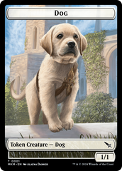 Detective // Dog Double-Sided Token [Murders at Karlov Manor Tokens] | Kessel Run Games Inc. 