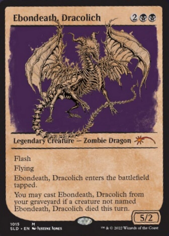 Ebondeath, Dracolich (Showcase) [Secret Lair Drop Series] | Kessel Run Games Inc. 