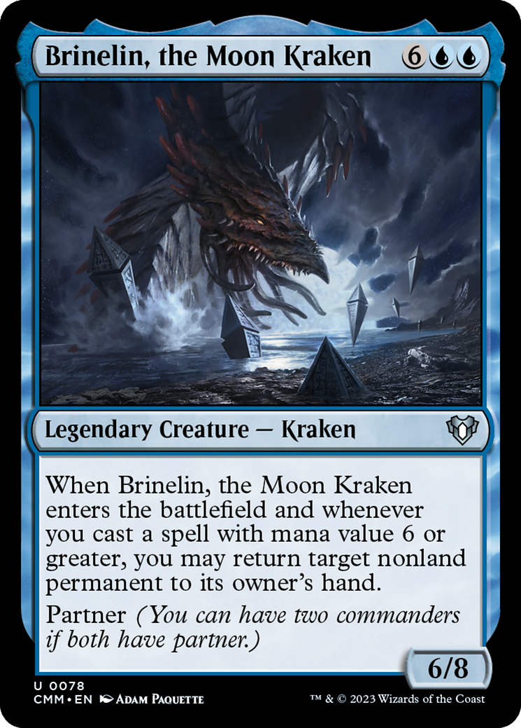 Brinelin, the Moon Kraken [Commander Masters] | Kessel Run Games Inc. 