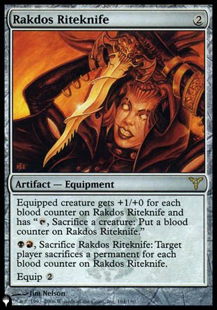 Rakdos Riteknife [The List] | Kessel Run Games Inc. 