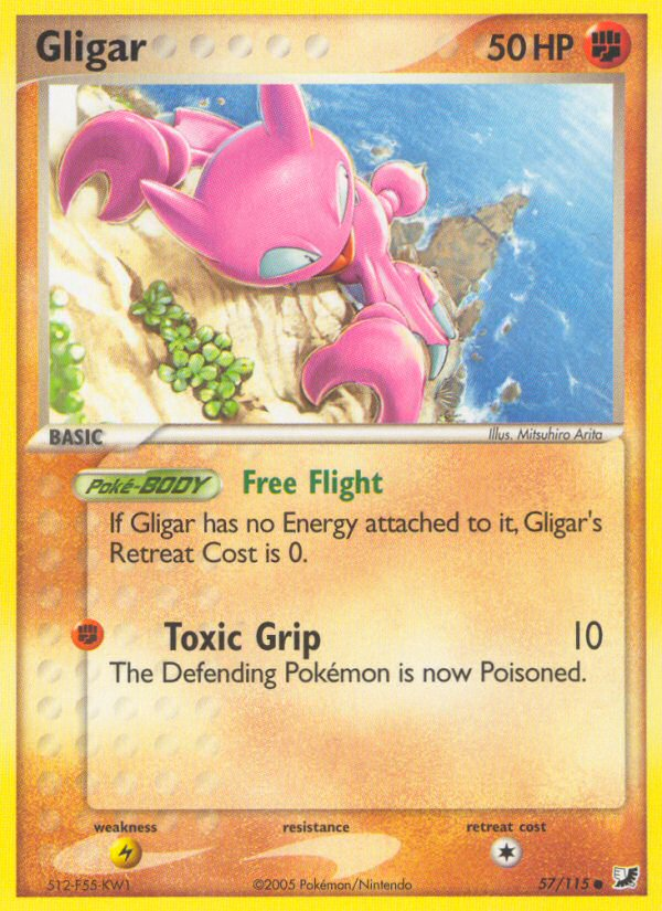 Gligar (57/115) [EX: Unseen Forces] | Kessel Run Games Inc. 