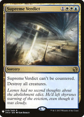 Supreme Verdict [Mystery Booster] | Kessel Run Games Inc. 