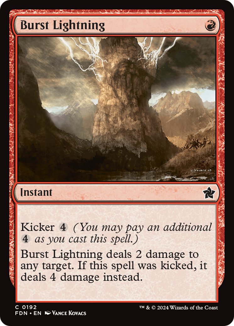 Burst Lightning [Foundations] | Kessel Run Games Inc. 