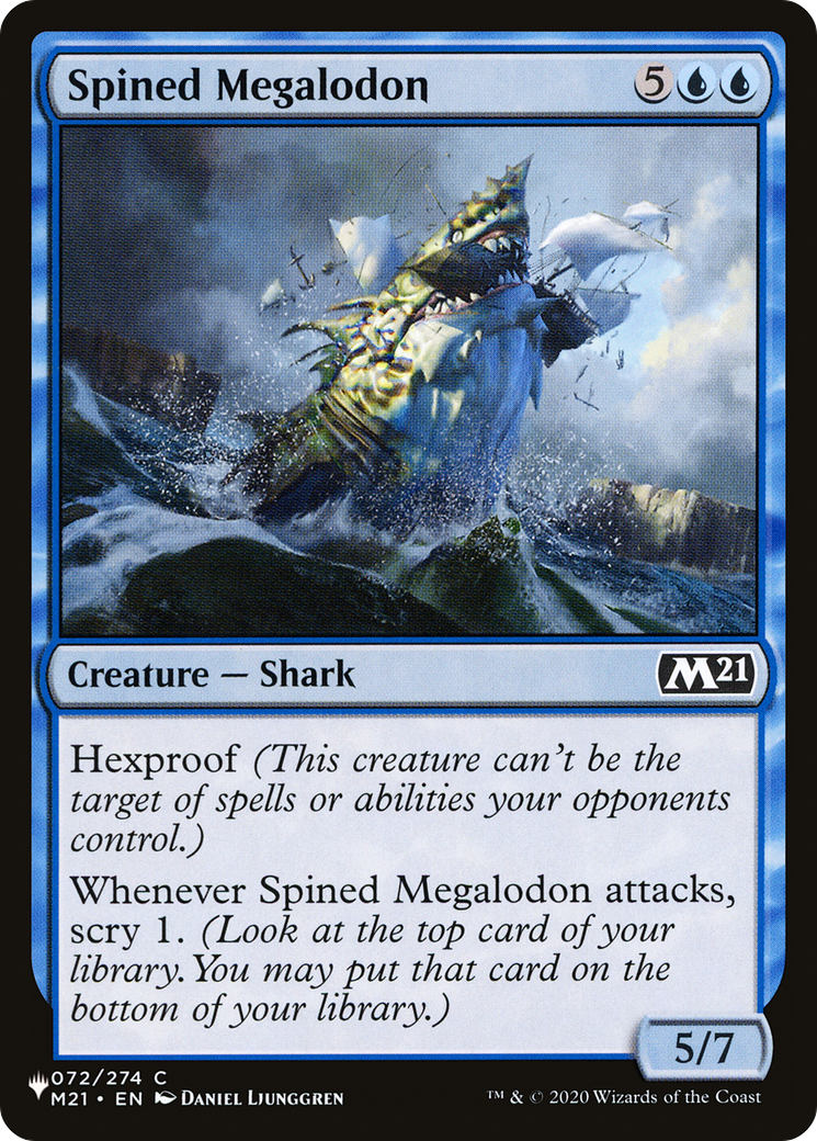 Spined Megalodon [The List Reprints] | Kessel Run Games Inc. 