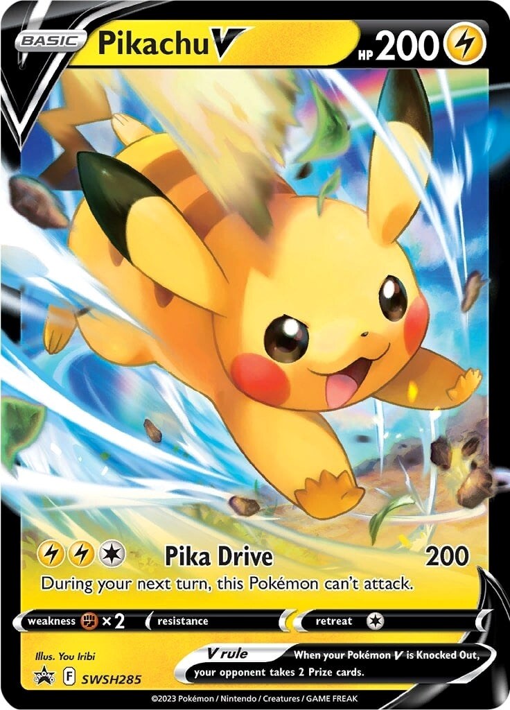 Pikachu V (SWSH285) [Sword & Shield: Black Star Promos] | Kessel Run Games Inc. 