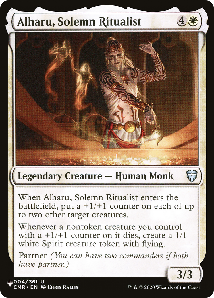 Alharu, Solemn Ritualist [The List Reprints] | Kessel Run Games Inc. 