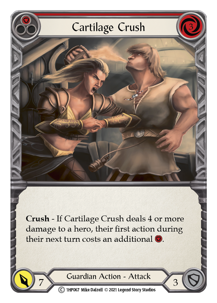 Cartilage Crush (Red) [1HP067] (History Pack 1) | Kessel Run Games Inc. 