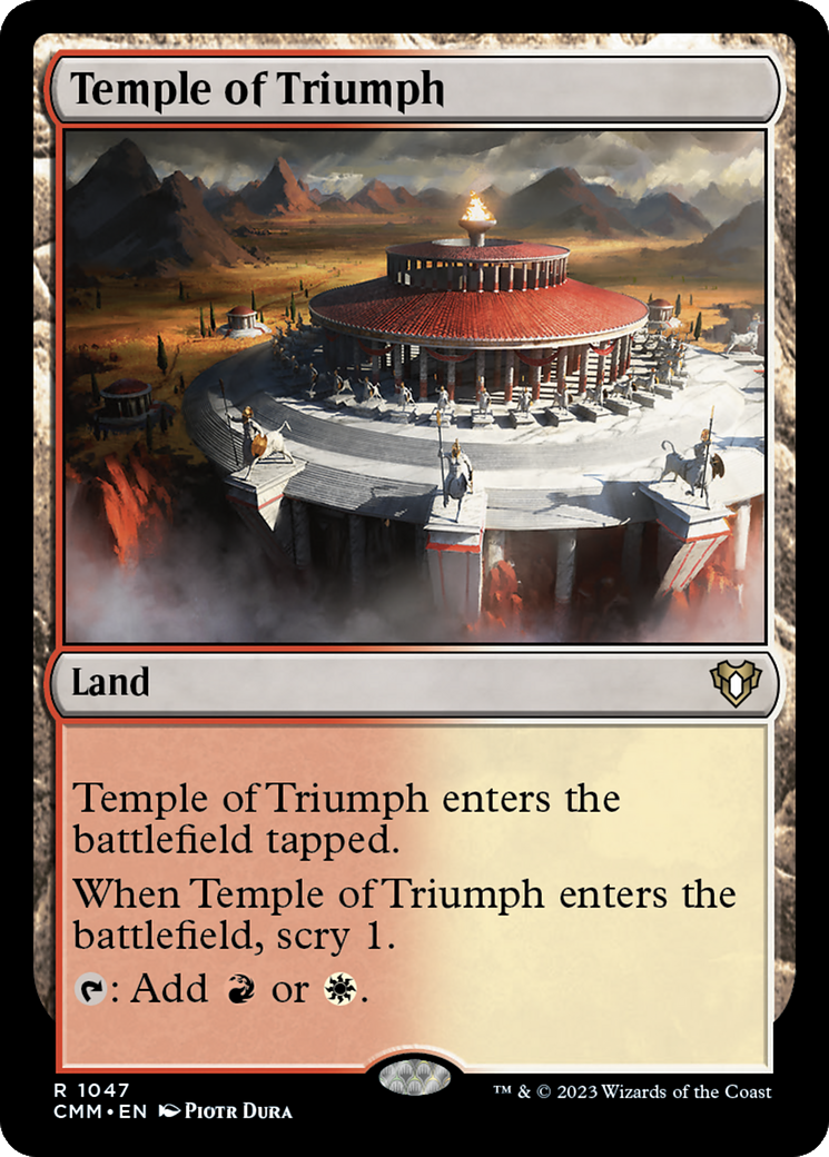 Temple of Triumph [Commander Masters] | Kessel Run Games Inc. 