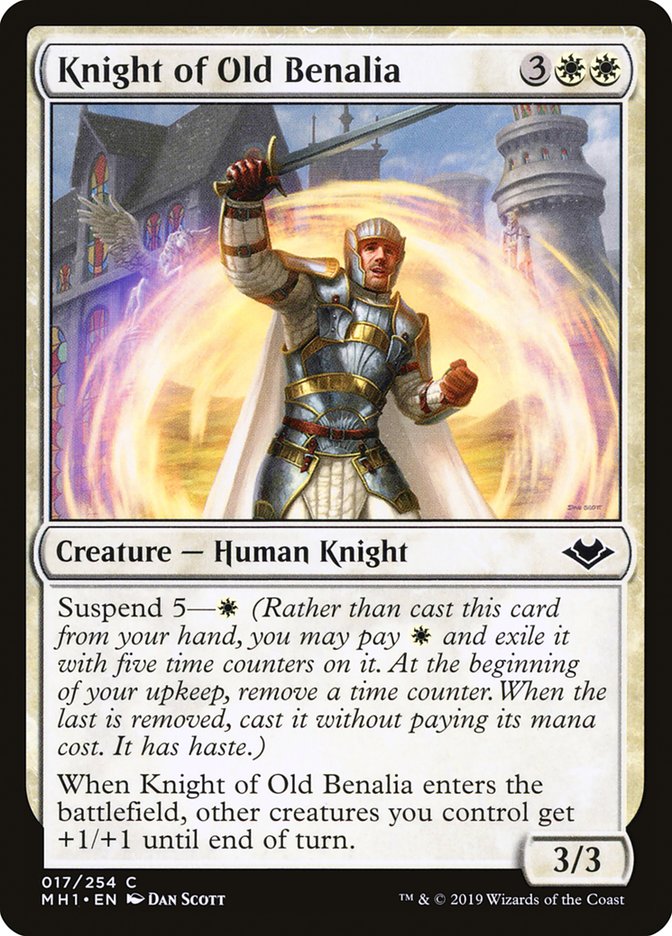 Knight of Old Benalia [Modern Horizons] | Kessel Run Games Inc. 