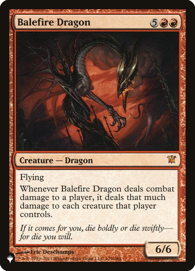 Balefire Dragon [The List] | Kessel Run Games Inc. 