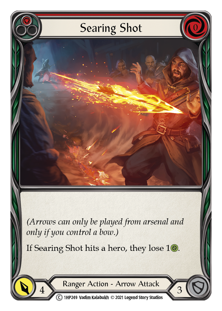 Searing Shot (Red) [1HP249] (History Pack 1) | Kessel Run Games Inc. 